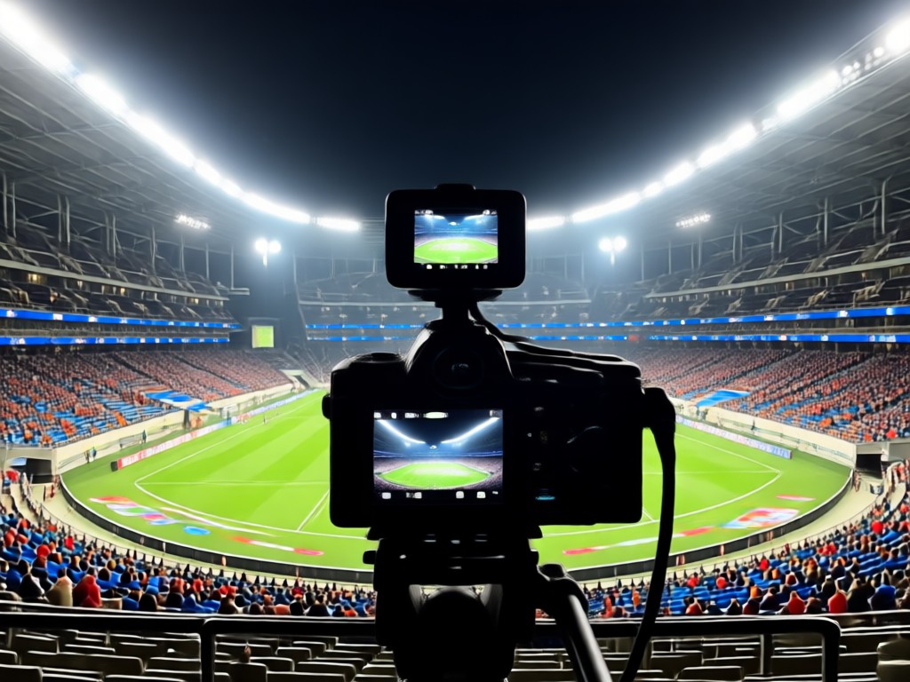 AI generated motion blur effect on a running athlete