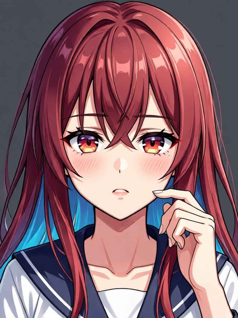 Group photo transformed into anime squad