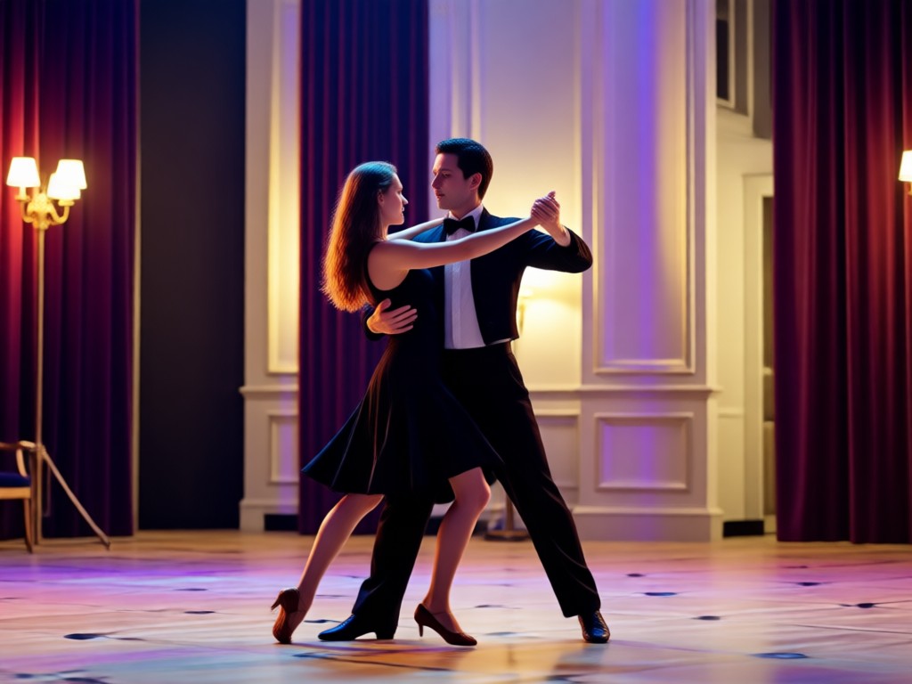 AI generating dance movement from a single couple photo