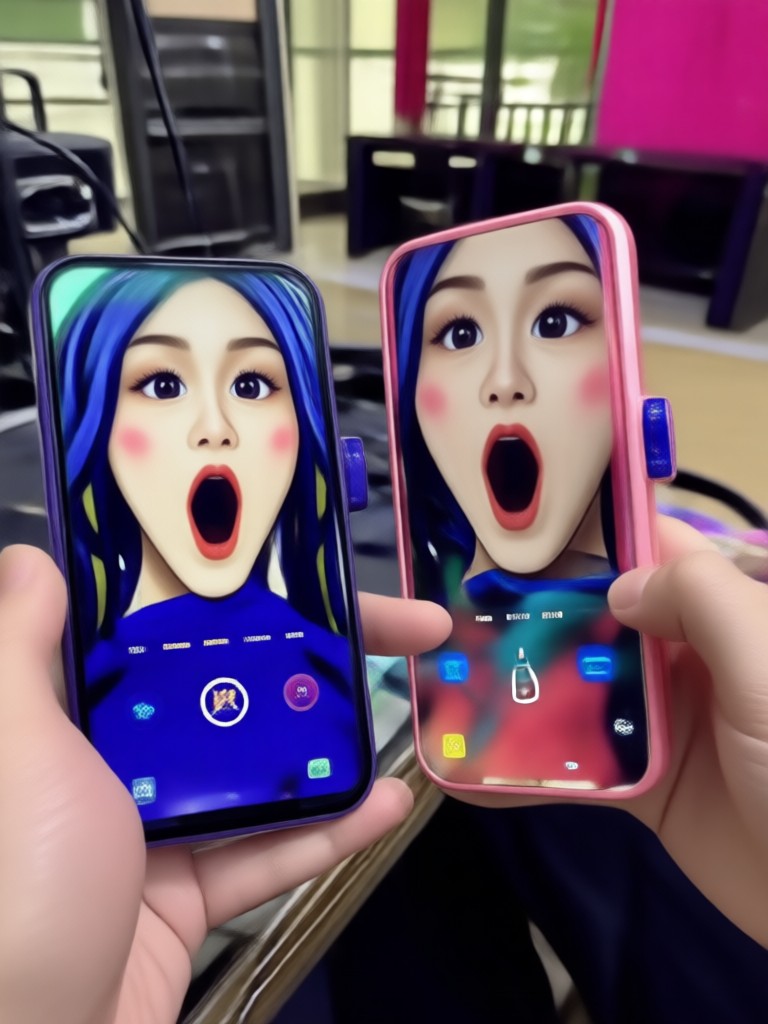 cartoon style live face transformation