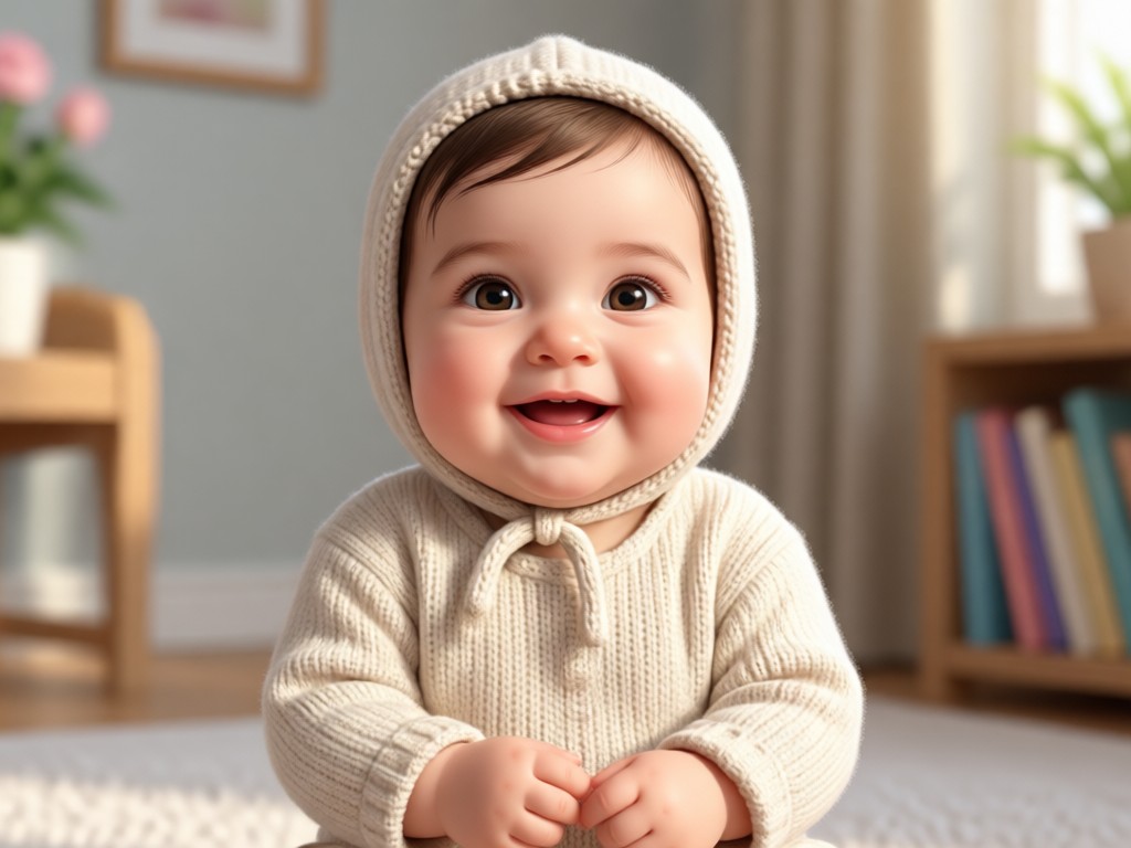 Realistic AI baby face generation