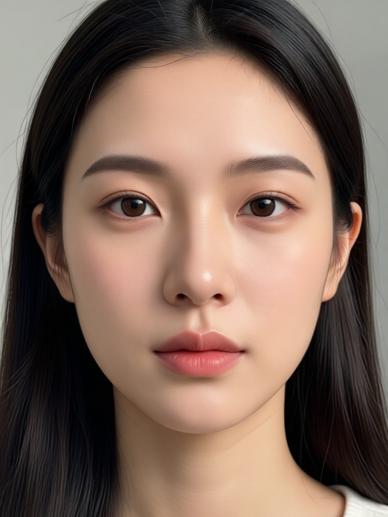 Filter anime diterapkan pada wajah asli