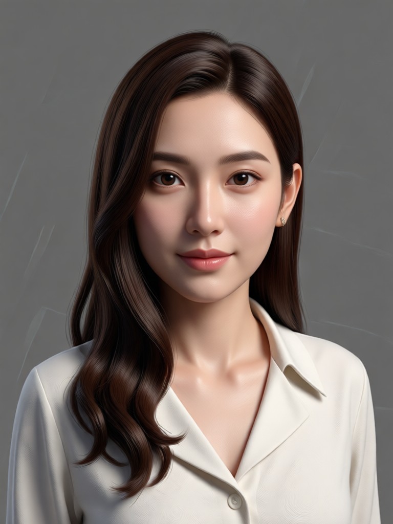 Dramatic AI eye enhancement and color pop effect