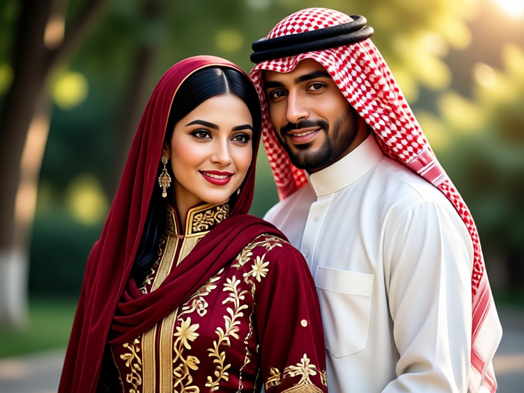 Face preservation in traditional attire