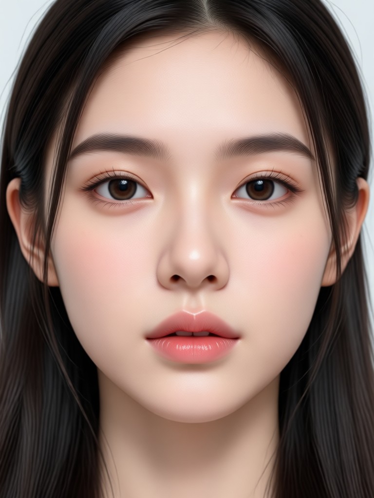 Mobil-App-Oberfläche für KI-Gesichtsmorphing