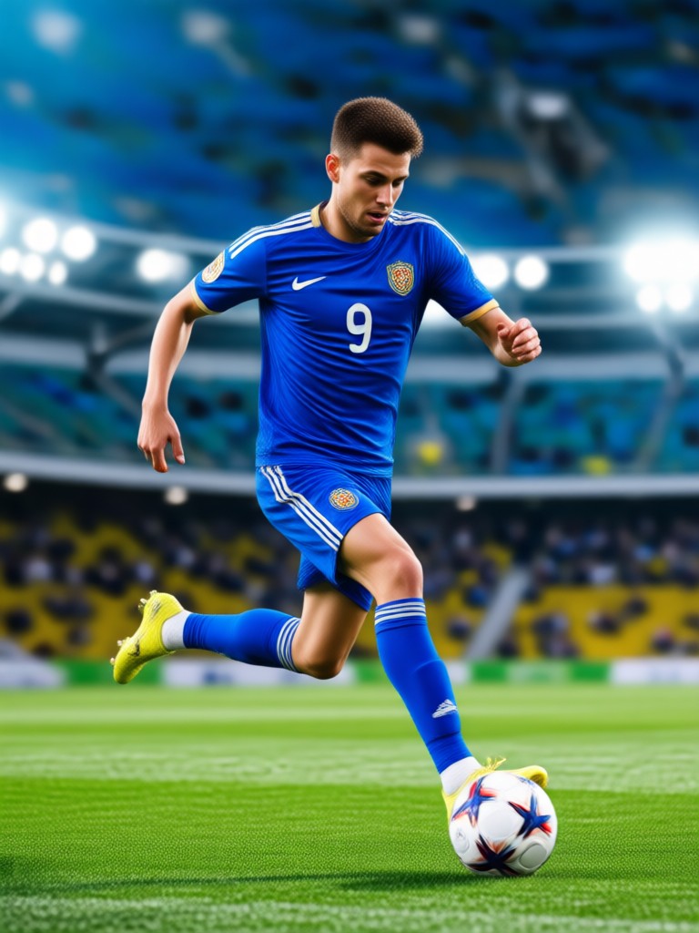 Group AI FIFA avatar of friends as a team