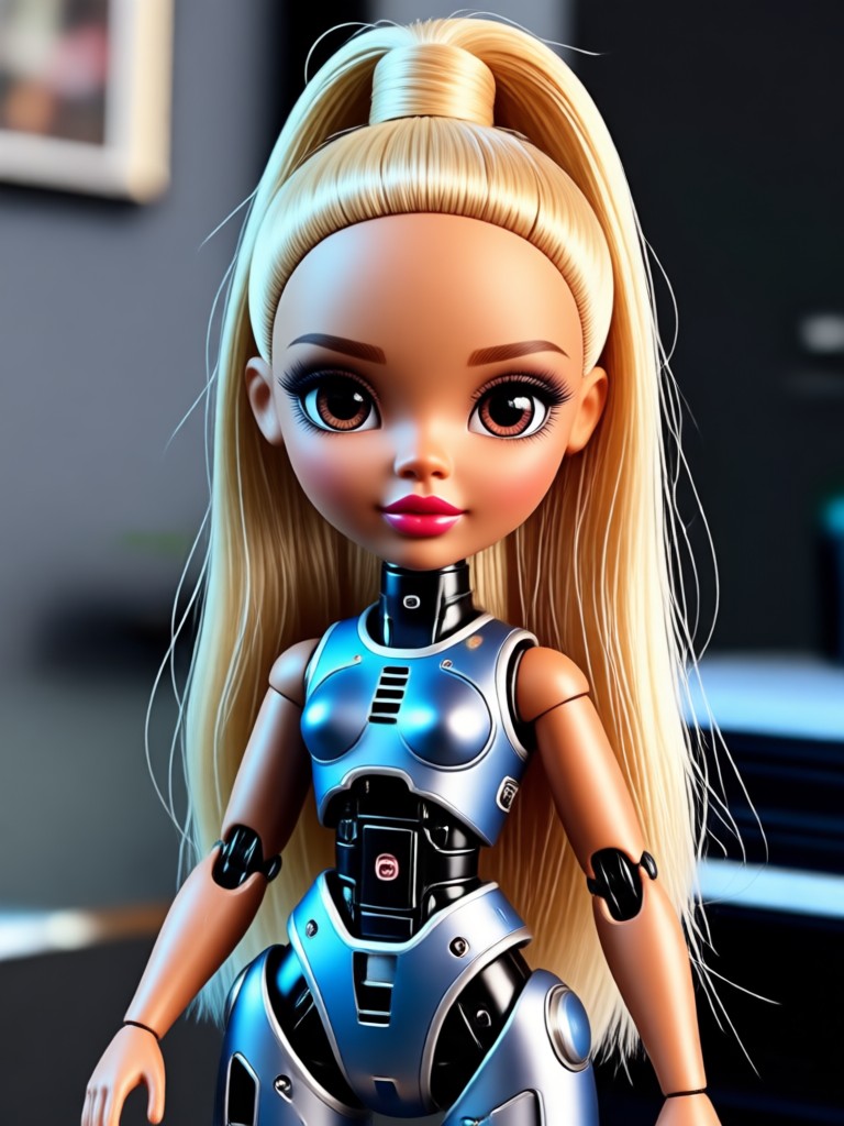Glamorous Bratz doll with pink hair and sunglasses
