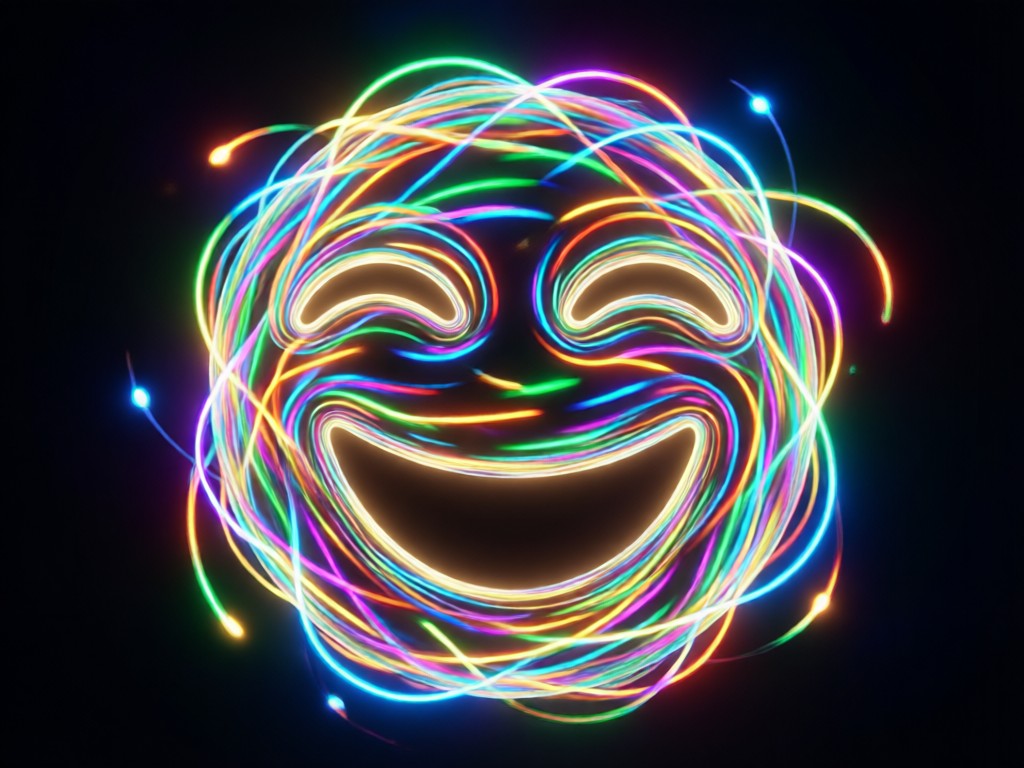 Babu laughing face effect on a portrait