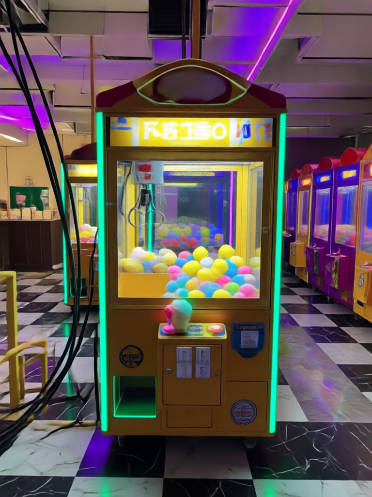 クレーンゲーム動画エフェクトにアニメフィルターを適用