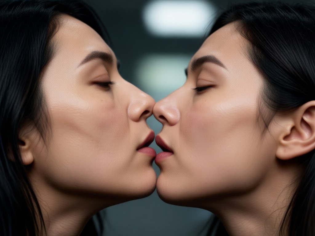 Compartir video de beso con IA en redes sociales