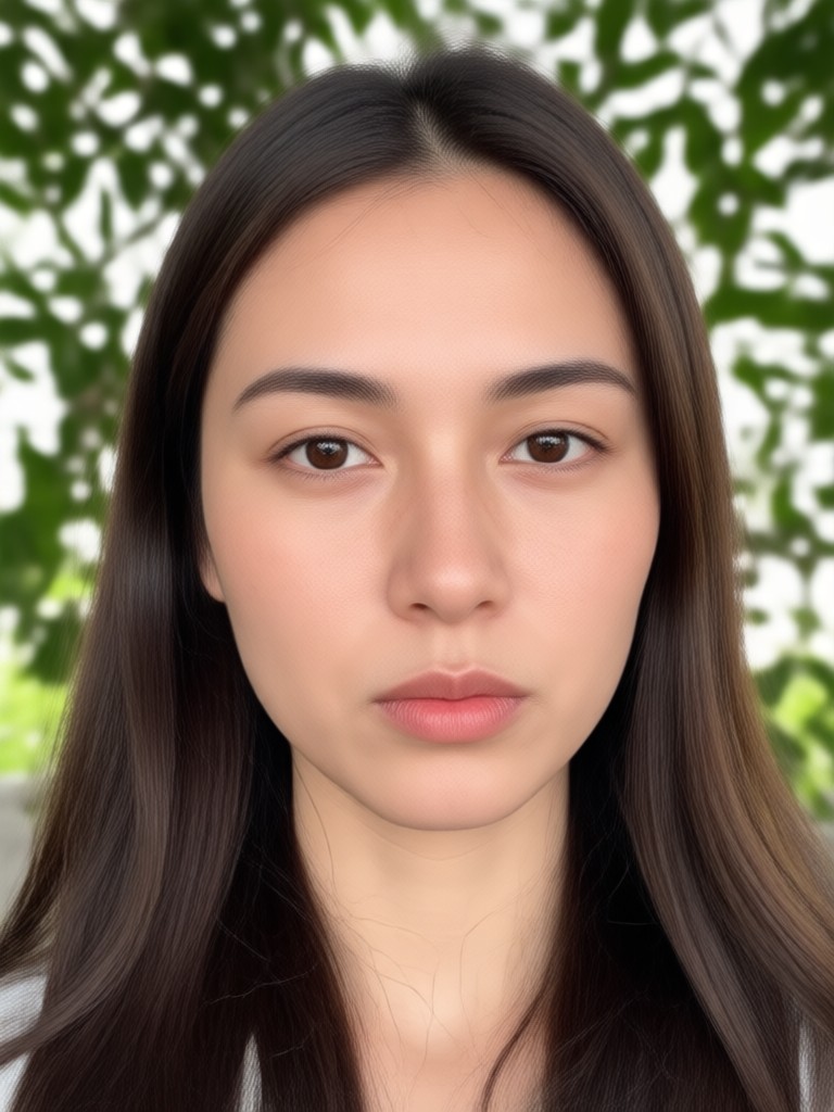 Movie character face swap example