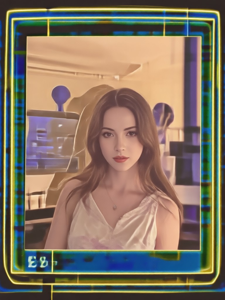 Free cyberpunk style filter example