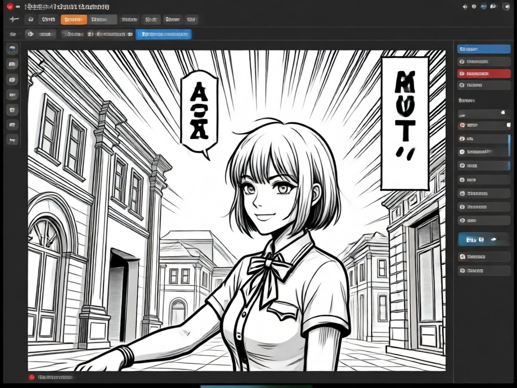 マンガスタイルフィルターとライブラリ