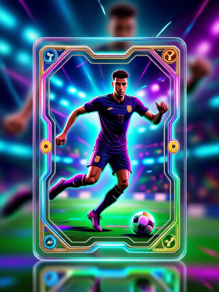 Tarjeta de jugador temática de la Champions League