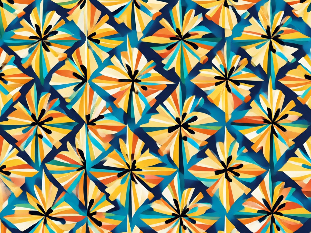 Pattern examples in watercolor, geometric, and grunge textures