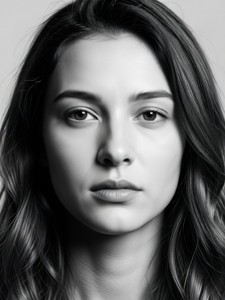 Vintage Film Noir Portrait Style