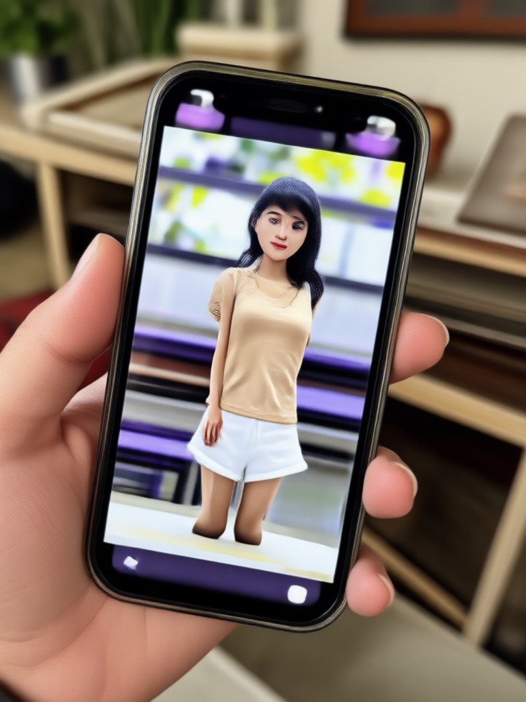 Mini me family portrait created by AI