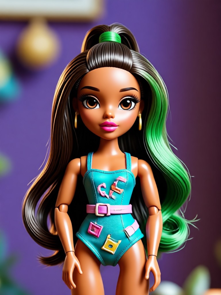 Transformation into a sporty Bratz character