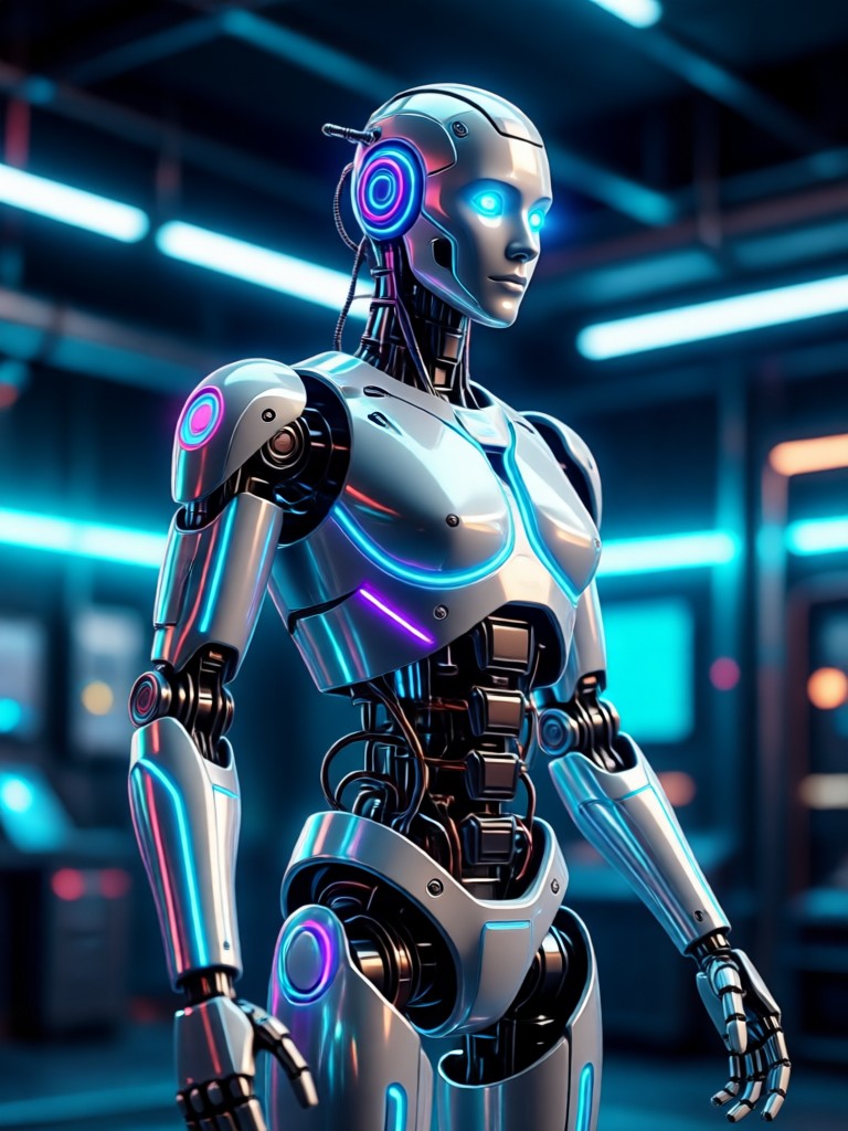 Animal photo transformed into a mechanical cyber pet