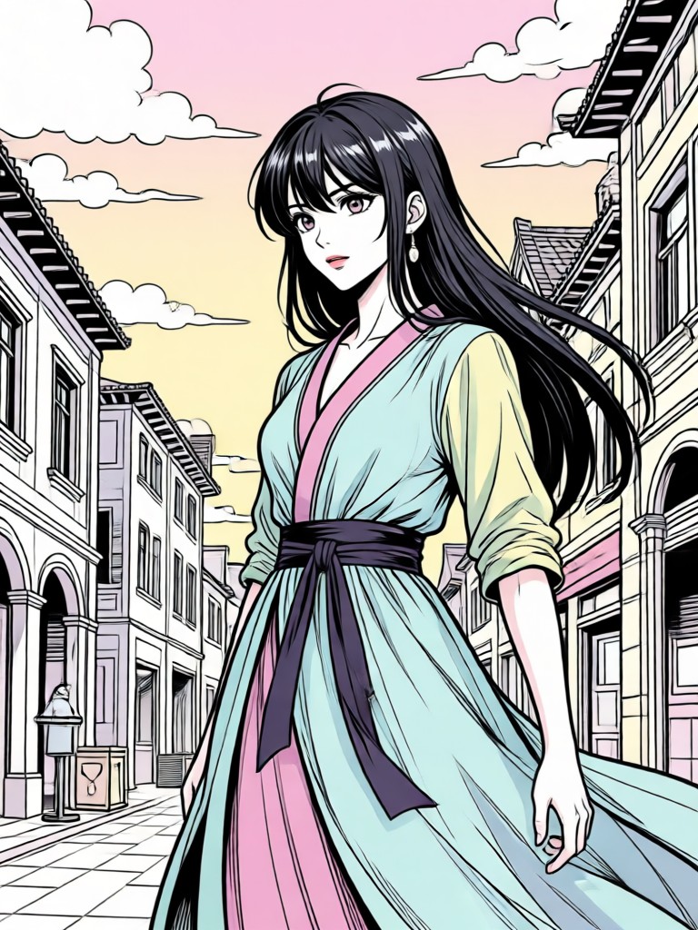 Portrait transformed into a detailed fantasy anime character