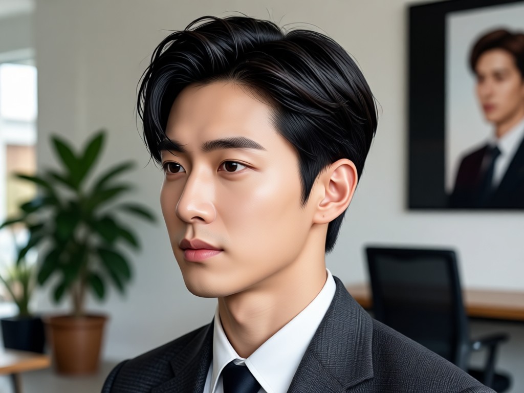 Easy three step AI hairstyle generation process