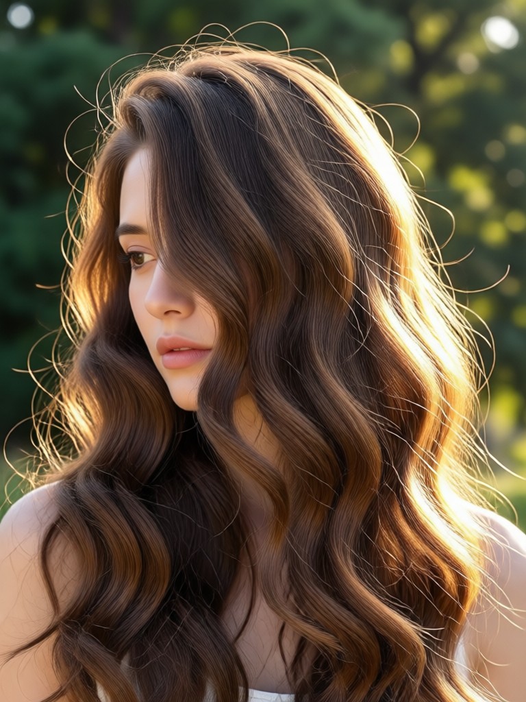 Vintage-style waves applied using the AI filter