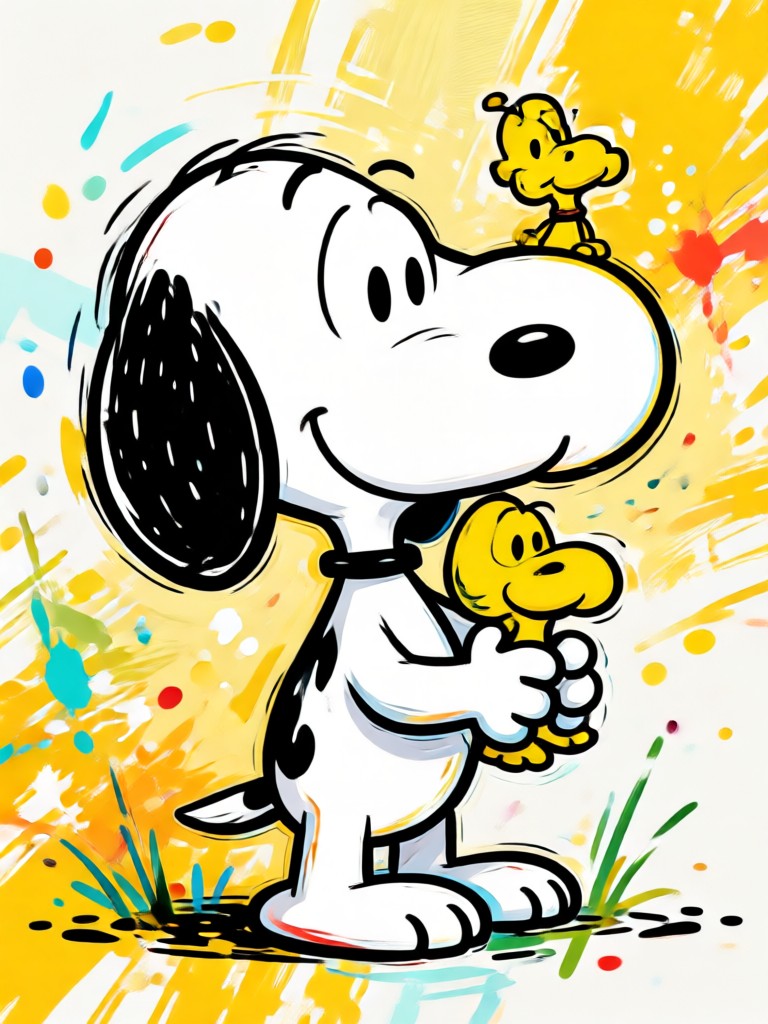 Transformação no estilo cartoon AI da Peppermint Patty