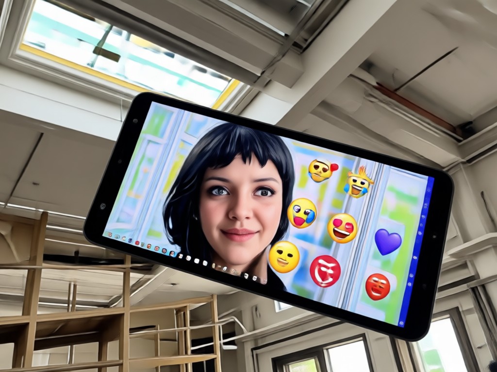 AI detecting emojis on a photo
