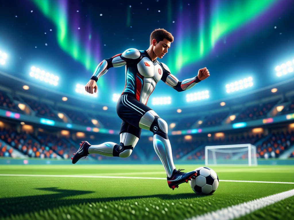 AI football jersey swap example