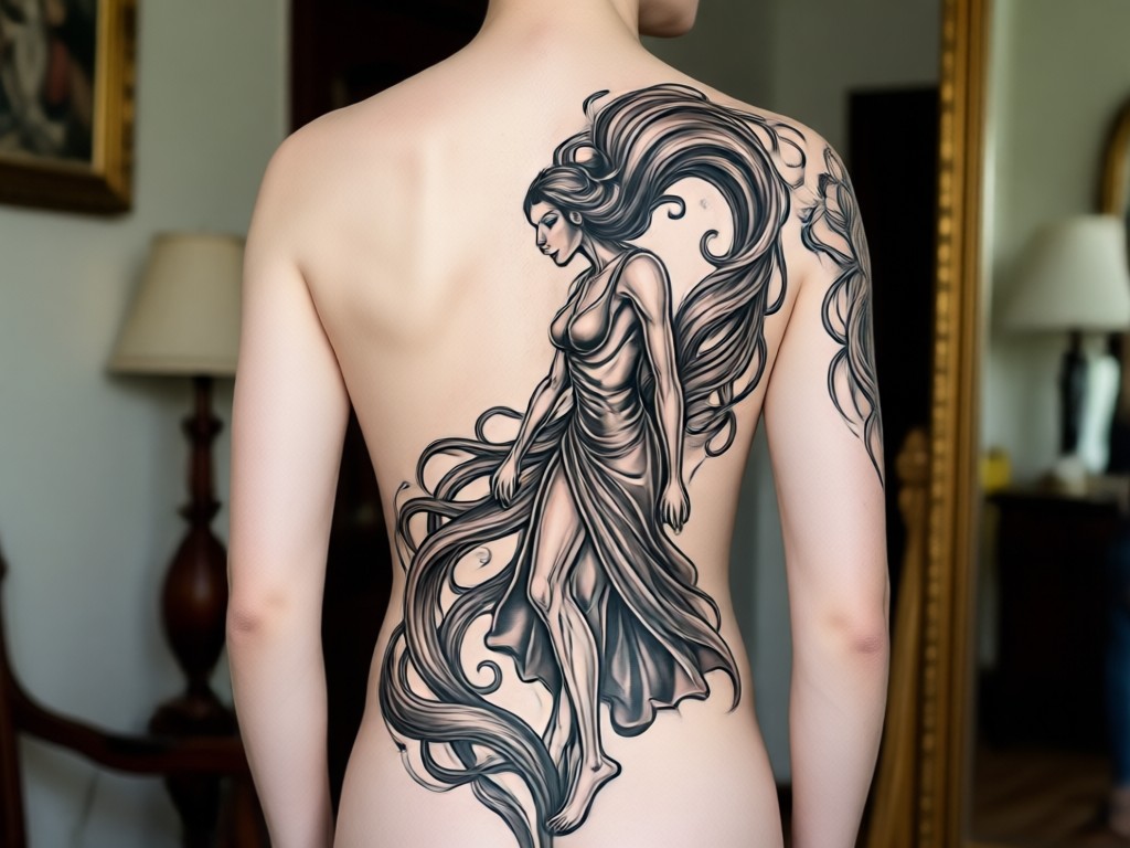Elegante Body Art Motion Effects