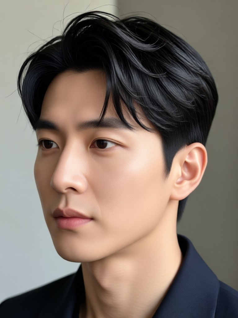 Potongan rambut pria Korea ramah kantor
