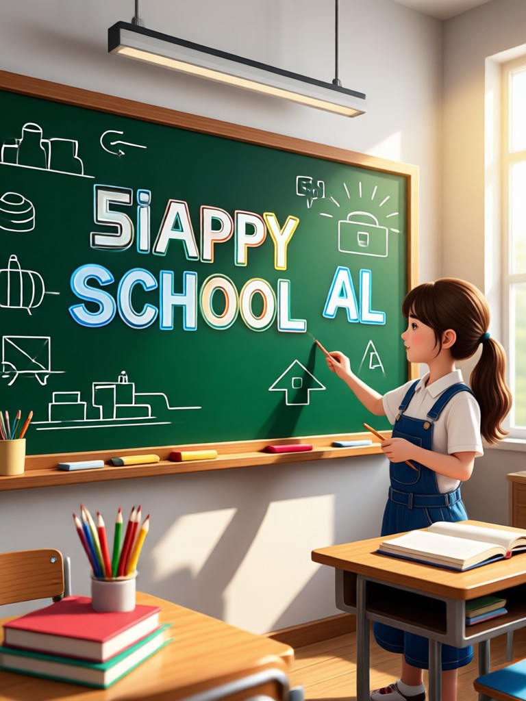 3D clay model of student with backpack