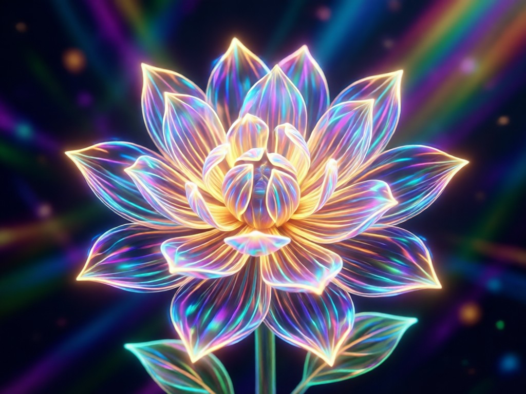 Product photo with elegant AI Bloom highlight glow