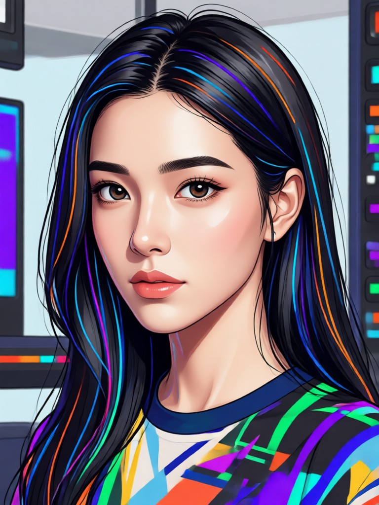 Professional speaker headshot AI created