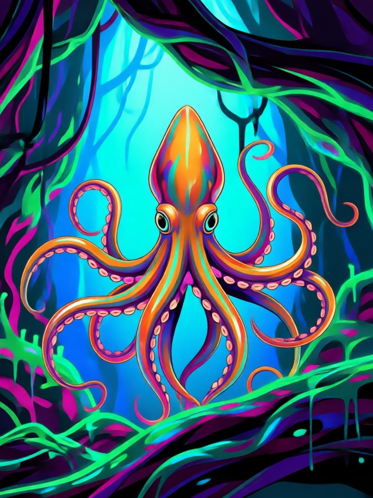 Creative Squid Game filter with custom pose 009