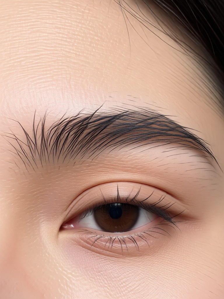 Bold, defined eyebrow transformation