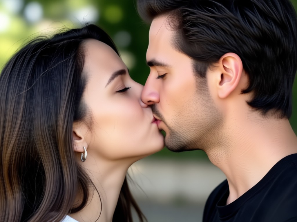 Photo to kissing video transformation