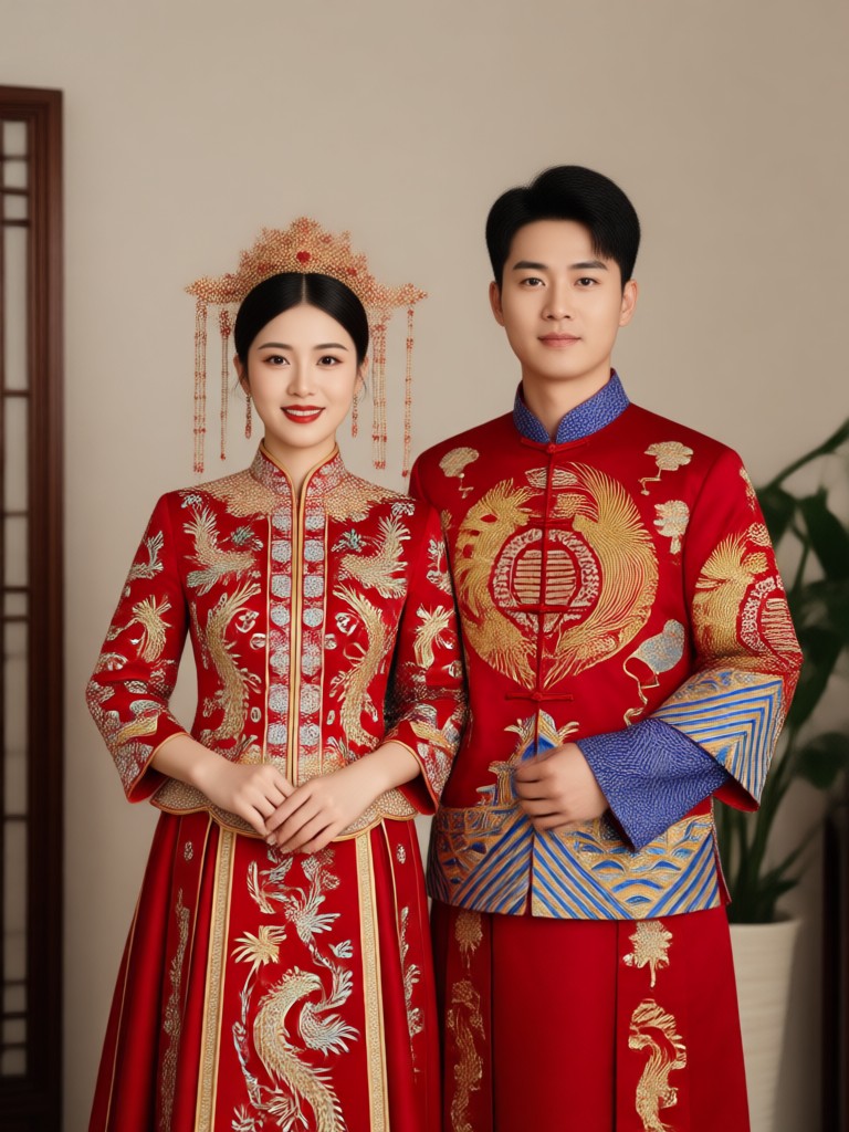 Greek ceremonial dress traditional wedding photo AI