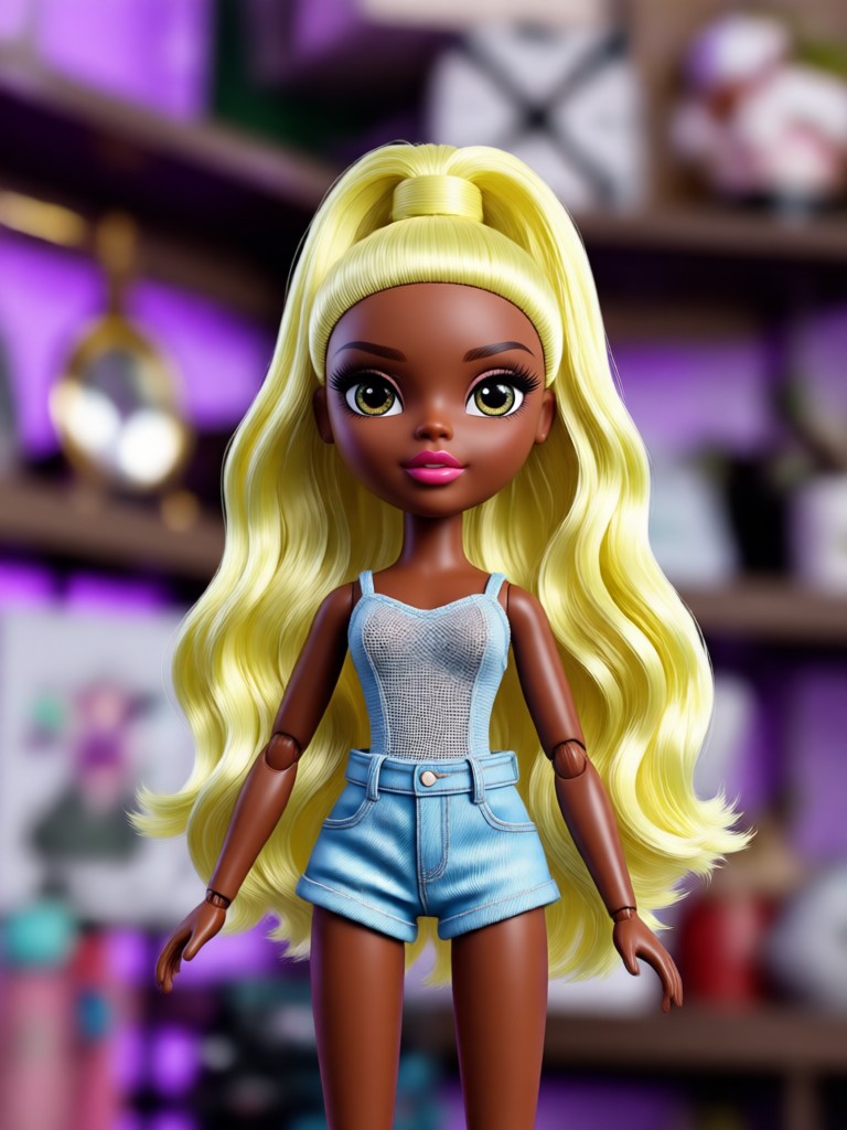 Bratz fashion doll aesthetic AI