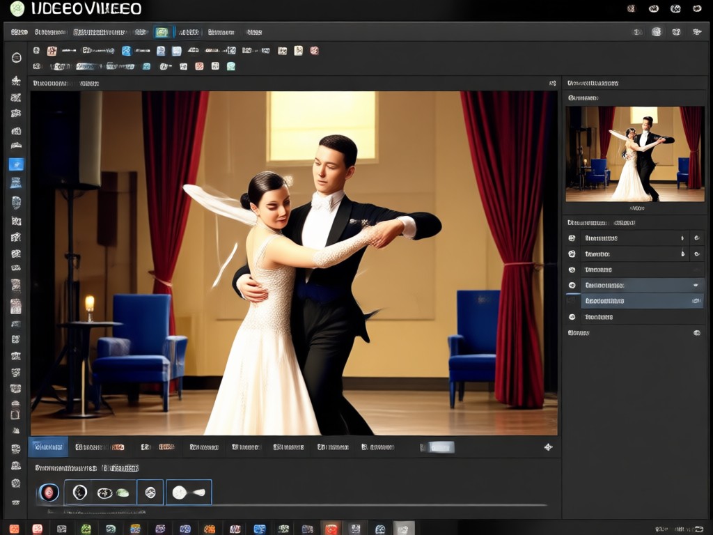 Select ballroom dance choreography template
