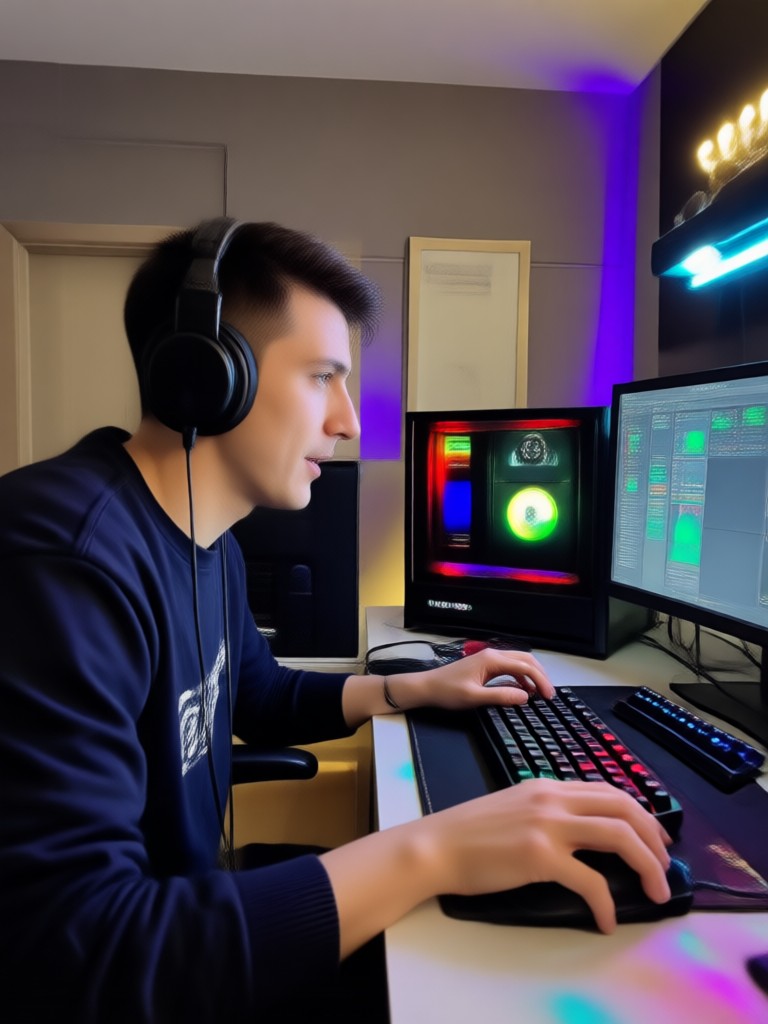 Visualization of AI generated whispering sounds