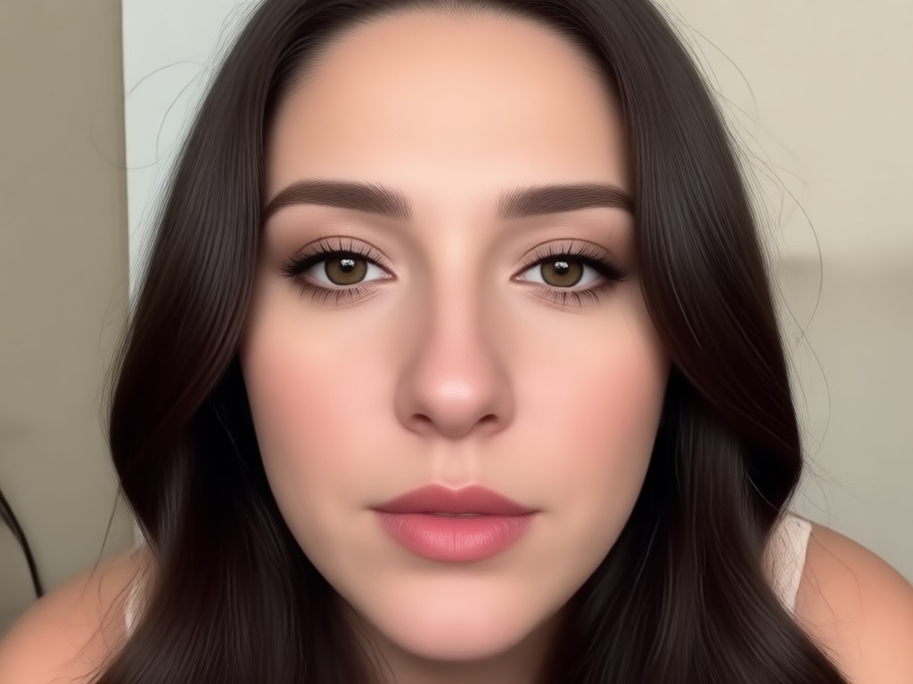 Realistisches KI-Gesichtstausch-Feature mit detaillierter Textur