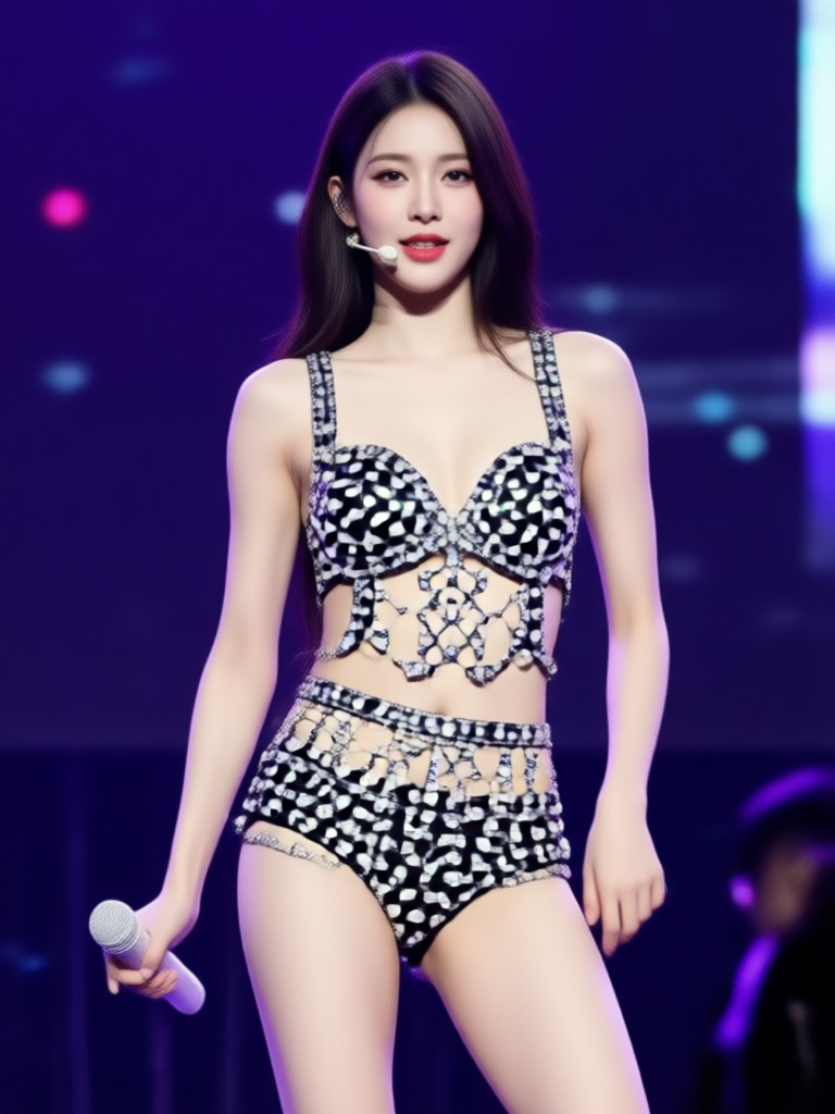 K-Pop AI style transformation example