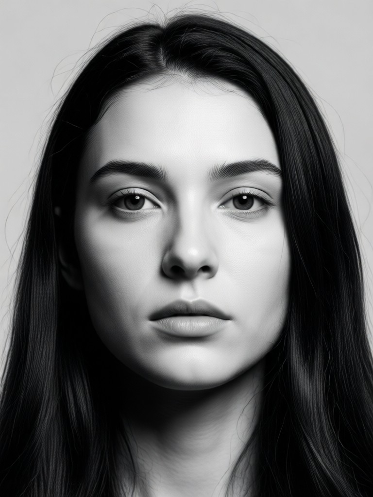 Mobile app for AI black and white portraits