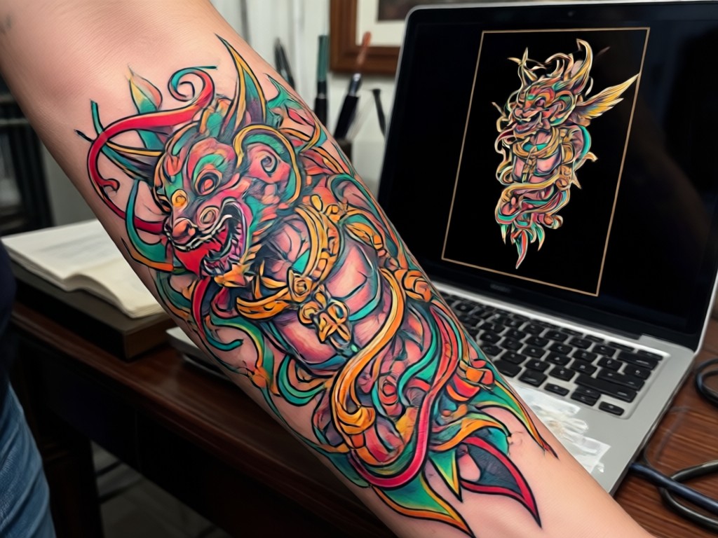 Text to tattoo design concept generation