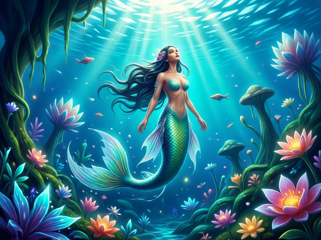Filtro de sirena personalizable mostrando opciones de fusión de estilos