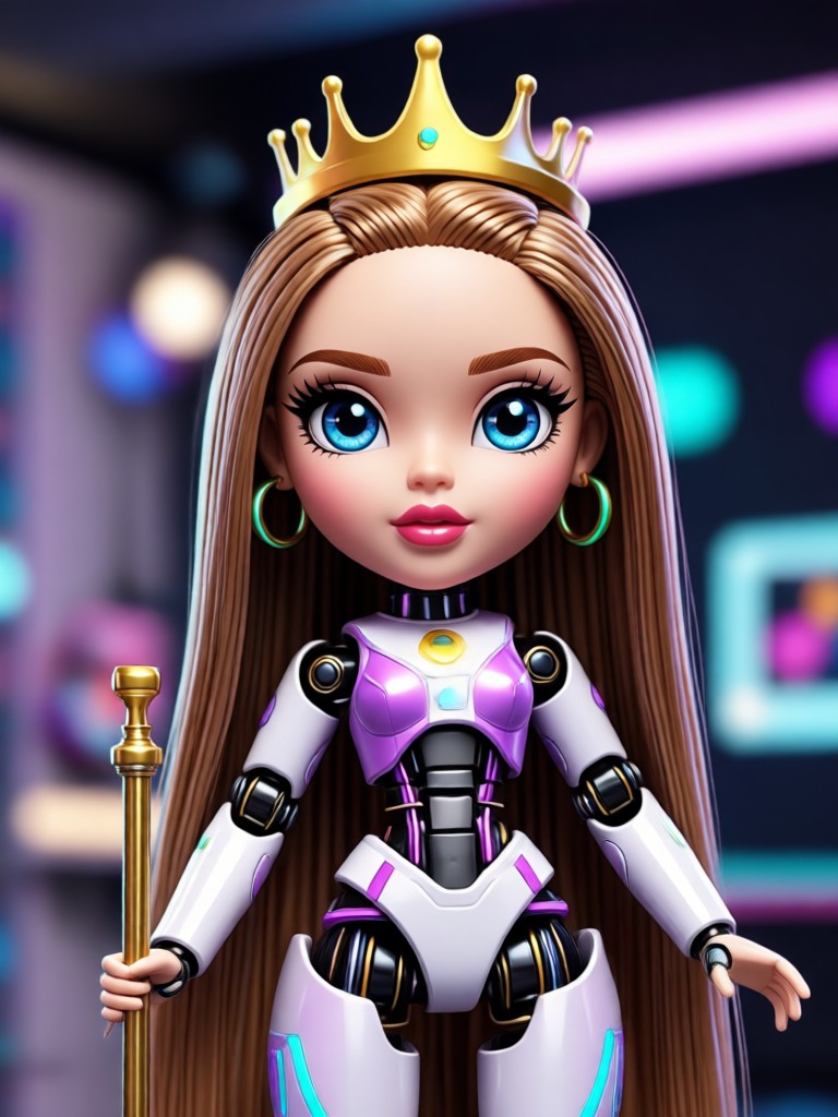 Personaje Bratz con look de festival