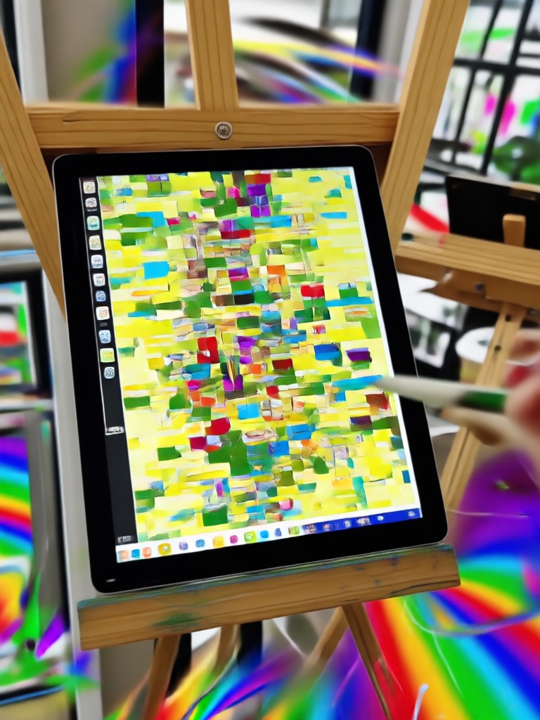 Pintura clásica animada con movimiento sutil