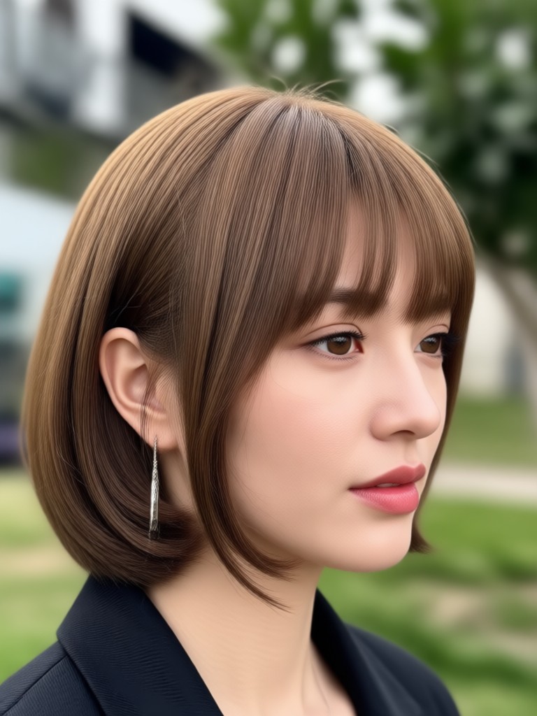 Filtro de pelo corto mostrando un estilo de ondas con dedos inspirado en lo vintage