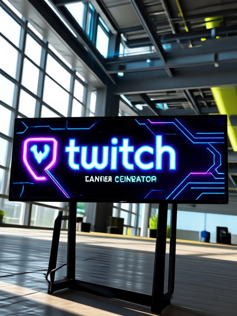 Professioneller Esports-Team Twitch-Banner